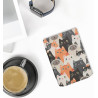 Kwmobile étui compatible avec pocketbook verse/pro/color/vivlio light/light hd coque - étui à rabat magnétique tablette ereader 