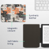 Kwmobile étui compatible avec pocketbook verse/pro/color/vivlio light/light hd coque - étui à rabat magnétique tablette ereader 
