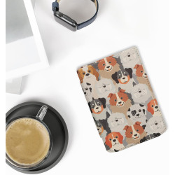 kwmobile Étui Compatible avec Pocketbook Verse/Pro/Color/Vivlio Light/Light HD Coque - Étui à Rabat magnétique Tablette eReader 