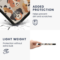 kwmobile Étui Compatible avec Pocketbook Verse/Pro/Color/Vivlio Light/Light HD Coque - Étui à Rabat magnétique Tablette eReader 