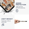 kwmobile Étui Compatible avec Pocketbook Verse/Pro/Color/Vivlio Light/Light HD Coque - Étui à Rabat magnétique Tablette eReader 