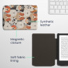 kwmobile Étui Compatible avec Pocketbook Verse/Pro/Color/Vivlio Light/Light HD Coque - Étui à Rabat magnétique Tablette eReader 