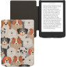 kwmobile Étui Compatible avec Pocketbook Verse/Pro/Color/Vivlio Light/Light HD Coque - Étui à Rabat magnétique Tablette eReader 