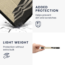 Kwmobile étui compatible avec pocketbook verse/pro/color/vivlio light/light hd coque - étui à rabat magnétique tablette ereader 