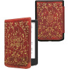 Kwmobile étui compatible avec pocketbook verse/pro/color/vivlio light/light hd coque - étui à rabat magnétique tablette ereader 