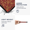 Kwmobile étui compatible avec pocketbook verse/pro/color/vivlio light/light hd coque - étui à rabat magnétique tablette ereader 