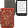 Kwmobile étui compatible avec pocketbook verse/pro/color/vivlio light/light hd coque - étui à rabat magnétique tablette ereader 