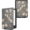 kwmobile Étui Compatible avec Pocketbook Verse/Pro/Color/Vivlio Light/Light HD Coque - Étui à Rabat magnétique Tablette eReader 