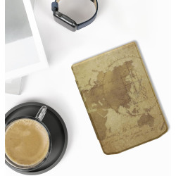 kwmobile Étui Compatible avec Pocketbook Verse/Pro/Color/Vivlio Light/Light HD Coque - Étui à Rabat magnétique Tablette eReader 