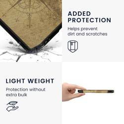 kwmobile Étui Compatible avec Pocketbook Verse/Pro/Color/Vivlio Light/Light HD Coque - Étui à Rabat magnétique Tablette eReader 