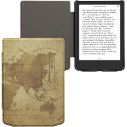 kwmobile Étui Compatible avec Pocketbook Verse/Pro/Color/Vivlio Light/Light HD Coque - Étui à Rabat magnétique Tablette eReader 