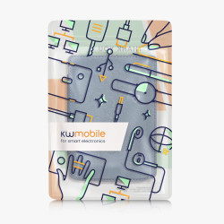 kwmobile Étui Compatible avec Pocketbook Verse/Pro/Color/Vivlio Light/Light HD Coque - Étui à Rabat magnétique Tablette eReader 