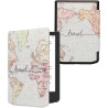 kwmobile Étui Compatible avec Pocketbook Verse/Pro/Color/Vivlio Light/Light HD Coque - Étui à Rabat magnétique Tablette eReader 