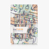 kwmobile Étui Compatible avec Kobo Clara BW/Colour Coque - Étui à Rabat magnétique Tablette eReader Similicuir - Bleu-Vert-Fuchs