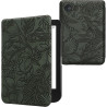 kwmobile Étui Compatible avec Kobo Clara BW/Colour Coque - Étui à Rabat magnétique Tablette eReader Similicuir - Vert