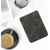 kwmobile Étui Compatible avec Kobo Clara BW/Colour Coque - Étui à Rabat magnétique Tablette eReader Similicuir - Vert
