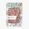 Kwmobile étui compatible avec kobo clara bw/colour coque - étui à rabat magnétique tablette ereader similicuir - jaune-orange-ro