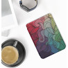 kwmobile Étui Compatible avec Kobo Clara BW/Colour Coque - Étui à Rabat magnétique Tablette eReader Similicuir - Fuchsia-Bleu-Ve