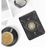 kwmobile Étui Compatible avec Kobo Clara BW/Colour Coque - Étui à Rabat magnétique Tablette eReader Similicuir - Bleu foncé-Jaun