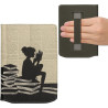 Kwmobile étui compatible avec pocketbook verse/pro/color/vivlio light/light hd coque - étui à rabat magnétique tablette ereader 