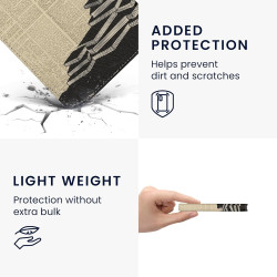 Kwmobile étui compatible avec pocketbook verse/pro/color/vivlio light/light hd coque - étui à rabat magnétique tablette ereader 