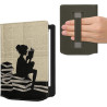 Kwmobile étui compatible avec pocketbook verse/pro/color/vivlio light/light hd coque - étui à rabat magnétique tablette ereader 