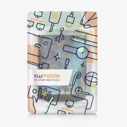 kwmobile Étui Compatible avec Pocketbook Verse/Pro/Color/Vivlio Light/Light HD Coque - Étui à Rabat magnétique Tablette eReader 