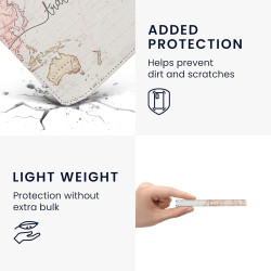 kwmobile Étui Compatible avec Pocketbook Verse/Pro/Color/Vivlio Light/Light HD Coque - Étui à Rabat magnétique Tablette eReader 
