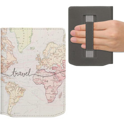 kwmobile Étui Compatible avec Pocketbook Verse/Pro/Color/Vivlio Light/Light HD Coque - Étui à Rabat magnétique Tablette eReader 