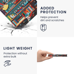 kwmobile Étui Compatible avec Pocketbook Verse/Pro/Color/Vivlio Light/Light HD Coque - Étui à Rabat magnétique Tablette eReader 