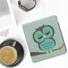 kwmobile Étui Compatible avec Kobo Libra Colour Coque - Étui à Rabat magnétique Tablette eReader Similicuir - Turquoise-Marron-M