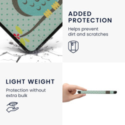 kwmobile Étui Compatible avec Kobo Libra Colour Coque - Étui à Rabat magnétique Tablette eReader Similicuir - Turquoise-Marron-M