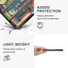 kwmobile Étui Compatible avec Kobo Libra Colour Coque - Étui à Rabat magnétique Tablette eReader Similicuir - Multicolore