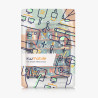 kwmobile Étui Compatible avec Kobo Libra Colour Coque - Étui à Rabat magnétique Tablette eReader Similicuir - Multicolore
