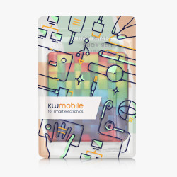 kwmobile Étui Compatible avec Kobo Libra Colour Coque - Étui à Rabat magnétique Tablette eReader Similicuir - Multicolore-Vert-B