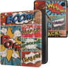 kwmobile Étui Compatible avec Kobo Libra Colour Coque - Étui à Rabat magnétique Tablette eReader Similicuir - Multicolore