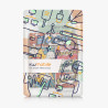 kwmobile Étui Compatible avec Kobo Libra Colour Coque - Étui à Rabat magnétique Tablette eReader Similicuir - Multicolore