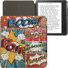 kwmobile Étui Compatible avec Kobo Libra Colour Coque - Étui à Rabat magnétique Tablette eReader Similicuir - Multicolore