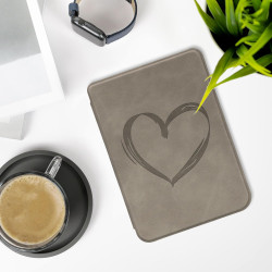 kwmobileÉtui Compatible avec Kobo Clara BW/Colour Coque - Étui à Rabat magnétique tabletteeReader Similicuir - Gris