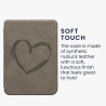 kwmobileÉtui Compatible avec Kobo Clara BW/Colour Coque - Étui à Rabat magnétique tabletteeReader Similicuir - Gris