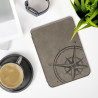kwmobileÉtui Compatible avec Kobo Clara BW/Colour Coque - Étui à Rabat magnétique tabletteeReader Similicuir - Gris