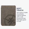 kwmobileÉtui Compatible avec Kobo Clara BW/Colour Coque - Étui à Rabat magnétique tabletteeReader Similicuir - Gris