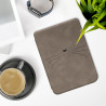kwmobileÉtui Compatible avec Kobo Clara BW/Colour Coque - Étui à Rabat magnétique tabletteeReader Similicuir - Gris