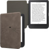 kwmobileÉtui Compatible avec Kobo Clara BW/Colour Coque - Étui à Rabat magnétique tabletteeReader Similicuir - Gris