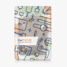 kwmobileÉtui Compatible avec Kobo Clara BW/Colour Coque - Étui à Rabat magnétique tabletteeReader Similicuir - Gris-Noir
