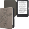 kwmobileÉtui Compatible avec Kobo Clara BW/Colour Coque - Étui à Rabat magnétique tabletteeReader Similicuir - Gris