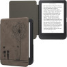 kwmobileÉtui Compatible avec Kobo Clara BW/Colour Coque - Étui à Rabat magnétique tabletteeReader Similicuir - Gris