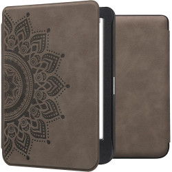 kwmobileÉtui Compatible avec Kobo Clara BW/Colour Coque - Étui à Rabat magnétique tabletteeReader Similicuir - Gris