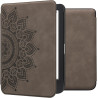 kwmobileÉtui Compatible avec Kobo Clara BW/Colour Coque - Étui à Rabat magnétique tabletteeReader Similicuir - Gris