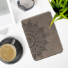 kwmobileÉtui Compatible avec Kobo Clara BW/Colour Coque - Étui à Rabat magnétique tabletteeReader Similicuir - Gris